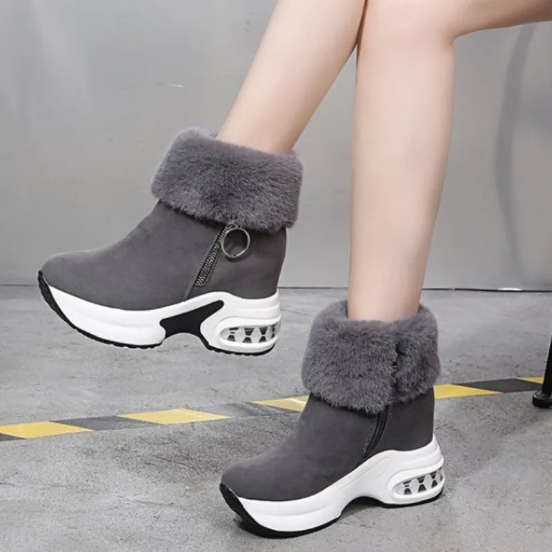 Winter Ankle Sneakers  Snow Boots