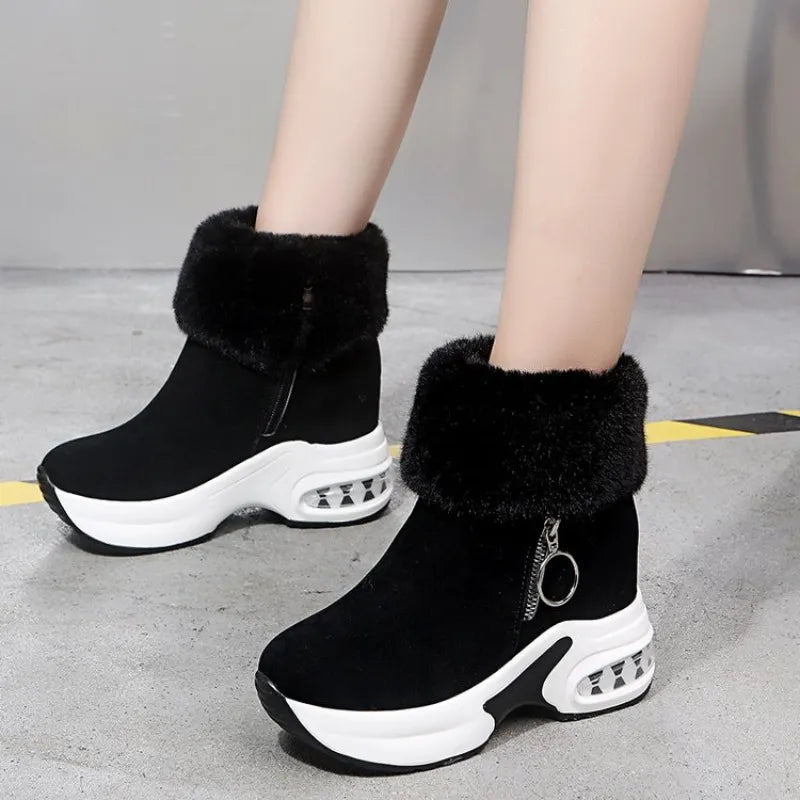 Winter Ankle Sneakers  Snow Boots